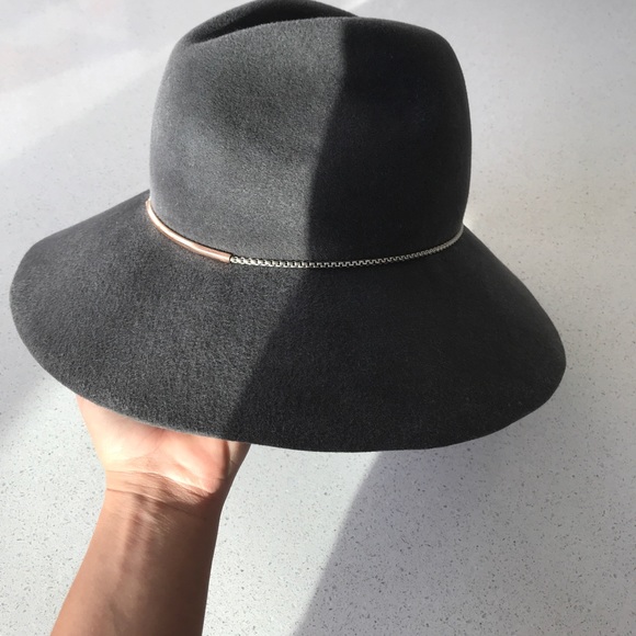 Eugenia Kim Rabbit Fur/ Rose Gold hat - Picture 2 of 4